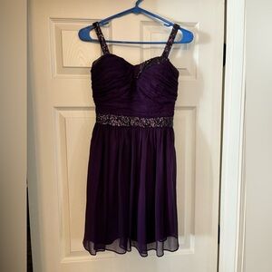 Dancing Queen USA- Short purple dress- Size Small